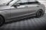 Maxton Design Street Pro Seitenschweller (Paar) für Mercedes C63 Limousine / Kombi W205 Facelift schwarz matt