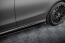 Maxton Design Street Pro Seitenschweller-Flaps für Mercedes C63 Limousine / Kombi W205 Facelift Hochglanz schwarz
