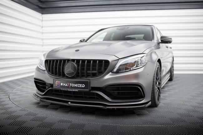 Maxton Design Frontlippe für Mercedes C63 Limousine...