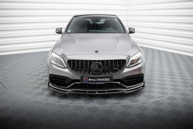 Maxton Design Frontlippe V.2 für Mercedes C63...