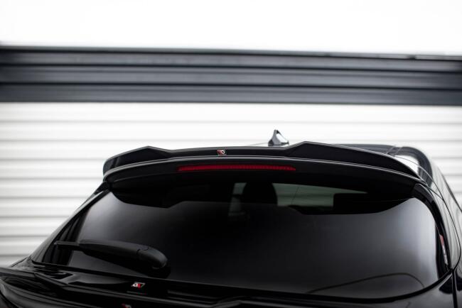 Maxton Design 3D Spoiler Lippe für Alfa Romeo Stelvio Quadrifoglio Mk1 schwarz Hochglanz
