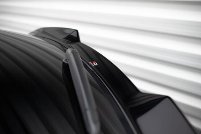 Maxton Design 3D Spoiler Lippe (unten) für Alfa Romeo Stelvio Quadrifoglio Mk1 Hochglanz schwarz