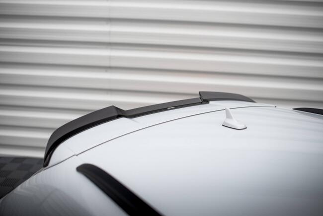 Maxton Design Spoiler Lippe für Audi A4 Competition Avant B8 Facelift schwarz Hochglanz