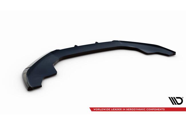 Maxton Design Frontlippe für Audi A4 Competition B8 Facelift Hochglanz schwarz