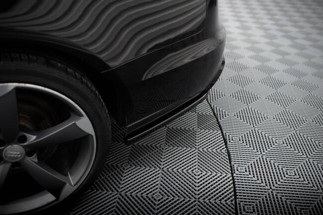 Maxton Design Diffusor Flaps V.3 für  Audi A6 Avant C7 schwarz Hochglanz