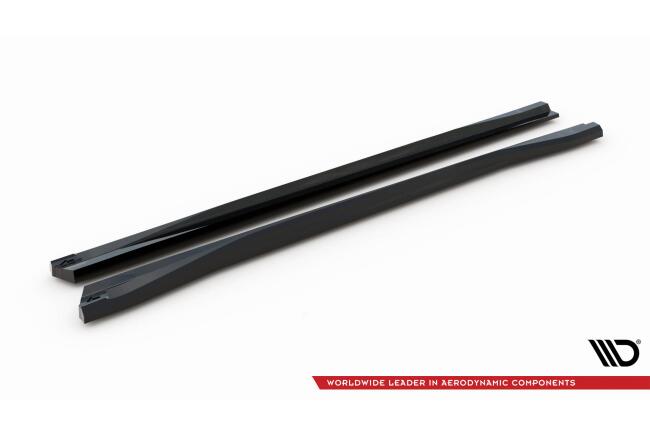 Maxton Design Seitenschweller für Audi Q3 Sportback F3 Hochglanz schwarz