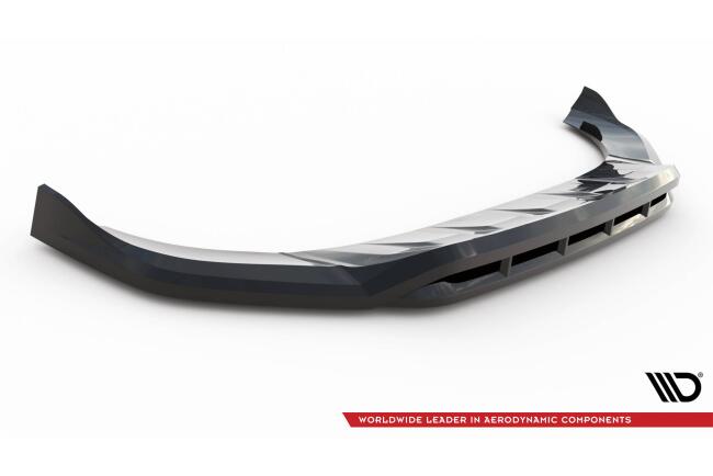 Maxton Design Frontlippe für Audi Q7 Mk2 schwarz Hochglanz