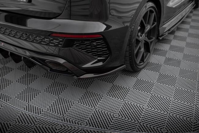 Maxton Design Diffusor Flaps V.2 für Audi RS3 Sportback 8Y Hochglanz schwarz