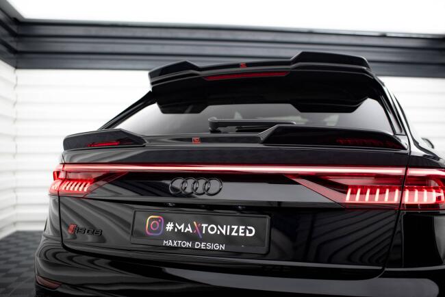 Maxton Design 3D Spoiler Lippe für Audi RSQ8 Mk1 schwarz Hochglanz