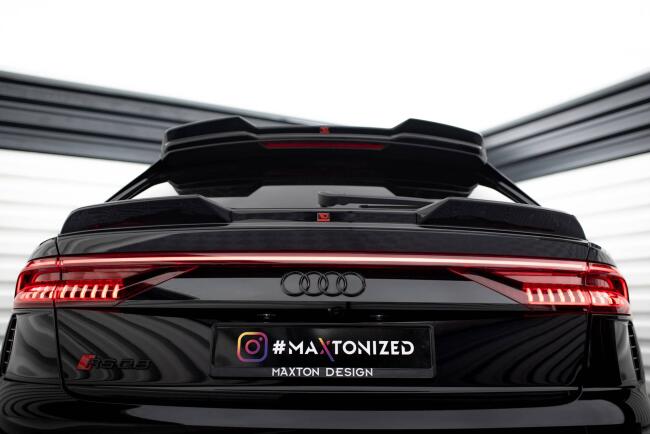 Maxton Design 3D Spoiler Lippe unten für Audi RSQ8 Mk1 Hochglanz schwarz