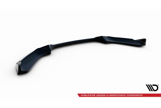 Maxton Design Frontlippe V.4 für CSL Look BMW 1er M-Paket / M140i F20 Facelift Hochglanz schwarz