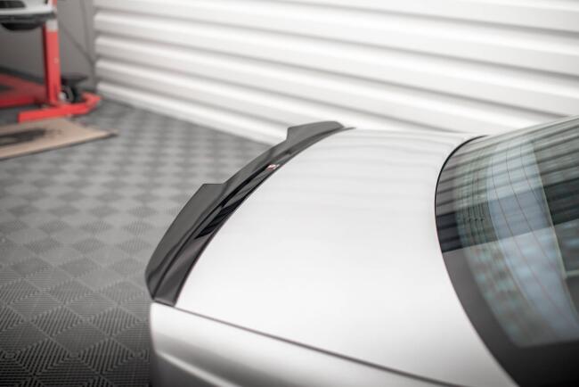 Maxton Design Spoiler Lippe V.2 für BMW 3er Coupe E46 schwarz Hochglanz