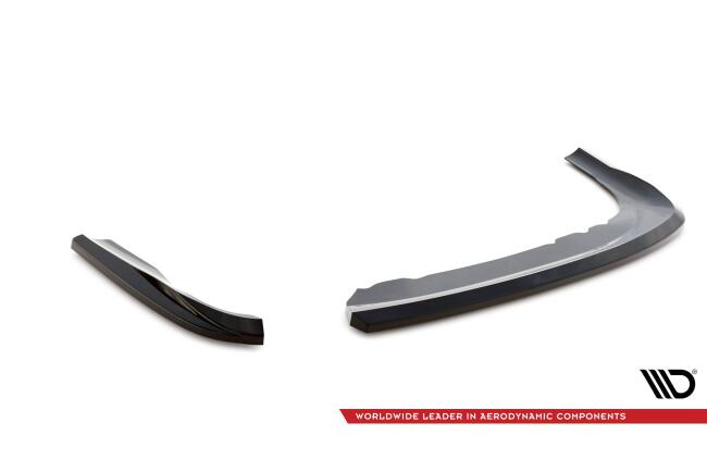 Maxton Design Diffusor Flaps für BMW 3er Coupe E46 schwarz Hochglanz