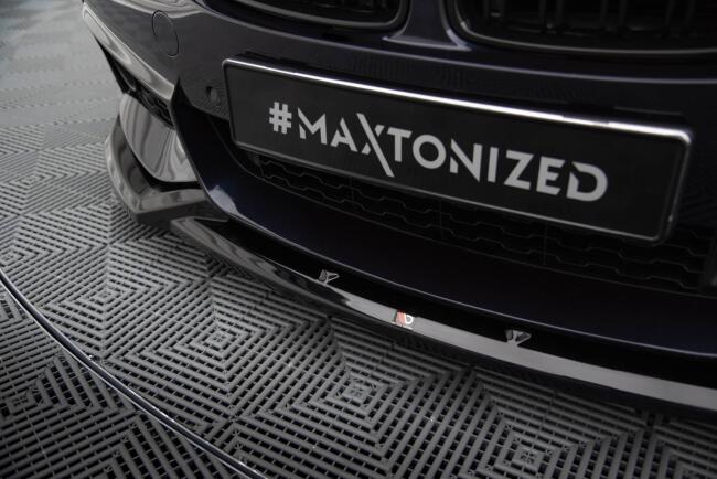 Maxton Design Frontlippe V.5 für BMW 4er F32 F36 F33 M-Paket Hochglanz schwarz