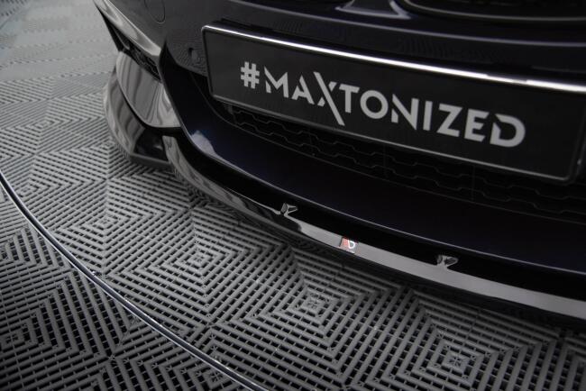 Maxton Design Frontlippe V.6 für BMW 4er F32 F36 F33 M-Paket Hochglanz schwarz