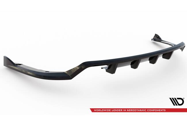 Maxton Design mittlerer Heckdiffusor für BMW 4er F32 F33 F36 M-Paket Hochglanz schwarz