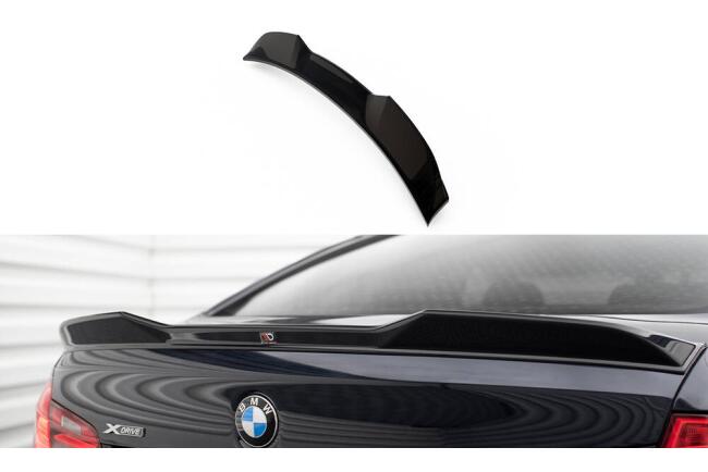 Maxton Design 3D Spoiler Lippe für BMW 5er M-Paket F10 schwarz Hochglanz