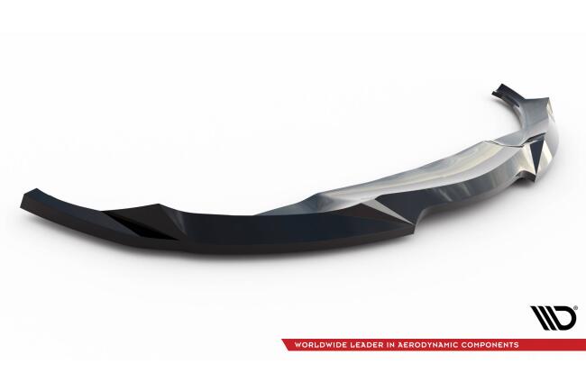Maxton Design Frontlippe V.2 für BMW iX M-Paket i20 schwarz Hochglanz