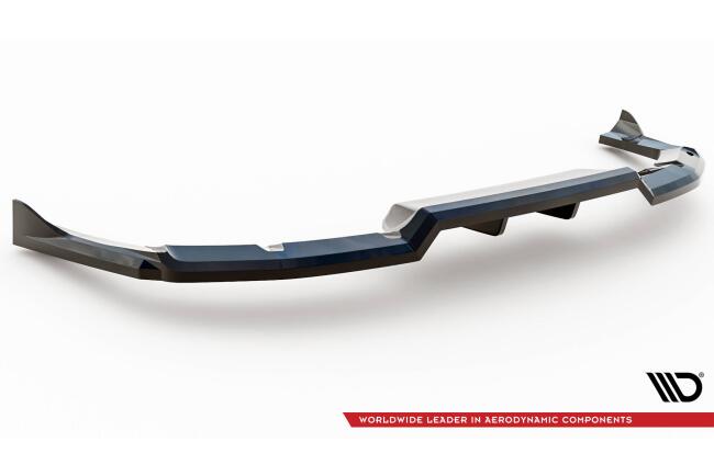 Maxton Design mittlerer Heckdiffusor DTM Look für BMW iX M-Paket i20 schwarz Hochglanz