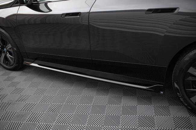 Maxton Design Seitenschweller für BMW iX M-Paket i20 schwarz Hochglanz