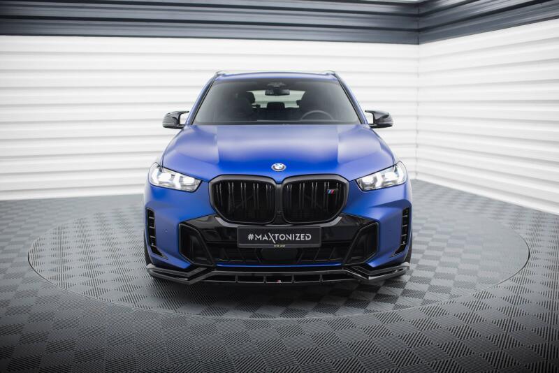 Maxton Design Frontlippe für BMW X5 M-Paket G05 Facelift Hochglanz schwarz