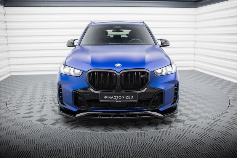 Maxton Design Frontlippe für BMW X5 M-Paket G05 Facelift Hochglanz schwarz