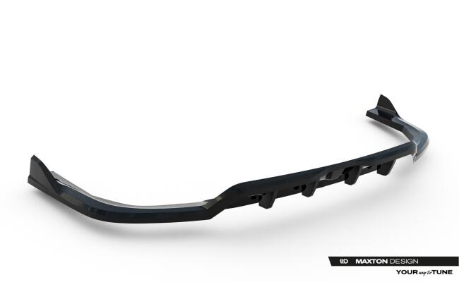 Maxton Design mittlerer Heckdiffusor DTM Look V.2 für BMW X5 M-Paket G05 Facelift Hochglanz schwarz