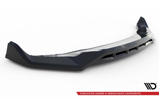 Maxton Design Frontlippe V.2 für BMW X5 M-Paket G05 Hochglanz schwarz
