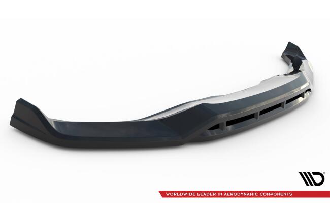 Maxton Design Frontlippe V.3 für BMW X5 M-Paket F15 schwarz Hochglanz