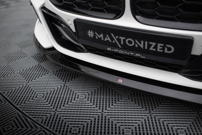 Maxton Design Frontlippe für BMW Z4 M40i / M-Paket G29 Facelift Hochglanz schwarz
