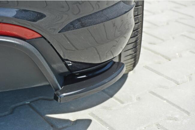 Maxton Design Diffusor Flaps  für Fiat Punto Evo Abarth schwarz Hochglanz schwarz Hochglanz