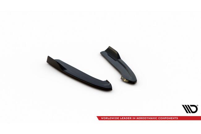 Maxton Design Diffusor Flaps V.6 für Ford Focus Kombi ST Mk4 schwarz Hochglanz