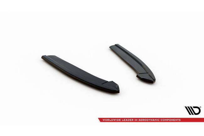 Maxton Design Diffusor Flaps V.7 für Ford Focus Kombi ST Mk4 schwarz Hochglanz