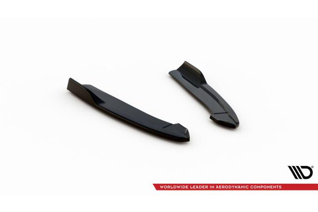 Maxton Design Diffusor Flaps v.8 für Ford Focus Kombi ST Mk4 schwarz Hochglanz