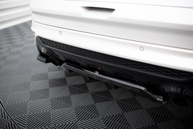 Maxton Design mittlerer Heckdiffusor DTM Look für Ford Kuga ST-Line Mk2 schwarz Hochglanz