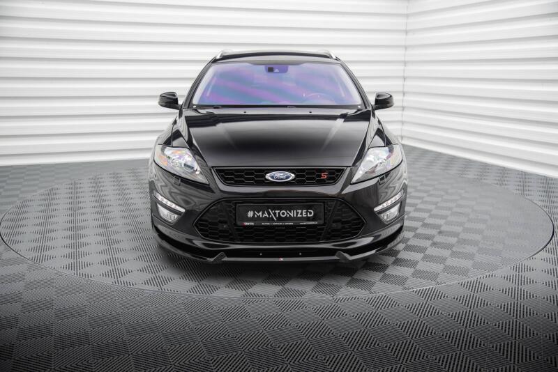 Maxton Design Frontlippe V.2 für Ford Mondeo ST-Line Mk4 Facelift Hochglanz schwarz