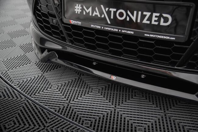 Maxton Design Frontlippe V.2 für Ford Mondeo ST-Line Mk4 Facelift Hochglanz schwarz