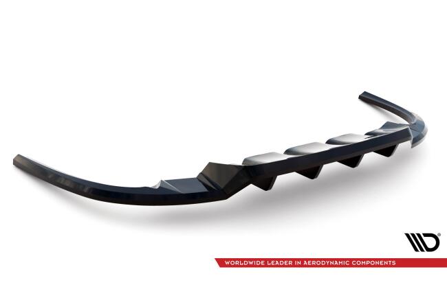 Maxton Design mittlerer Heckdiffusor DTM Look für Ford Mondeo ST-Line Mk4 Facelift schwarz Hochglanz