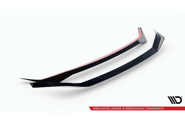 Maxton Design Spoiler Lippe für Honda Civic Mk10 schwarz Hochglanz