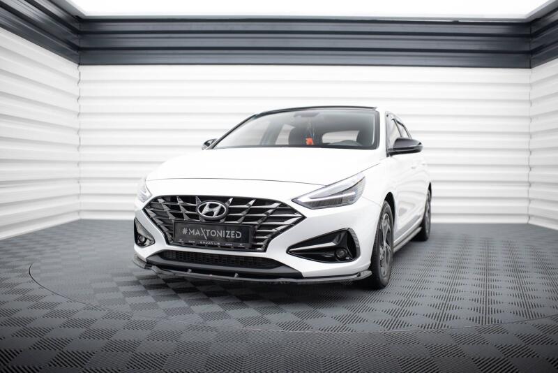Maxton Design Frontlippe für Hyundai I30 Mk3 Facelift Hochglanz schwarz