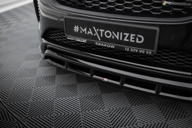 Maxton Design Frontlippe für Jaguar E-Pace R-Dynamic Mk1 Hochglanz schwarz