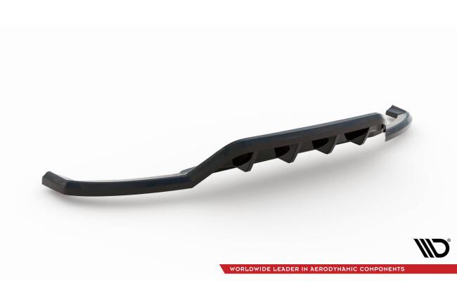 Maxton Design mittlerer Heckdiffusor DTM Look für Jaguar E-Pace R-Dynamic Mk1 Hochglanz schwarz