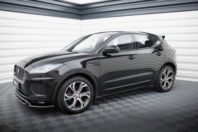 Maxton Design Seitenschweller für Jaguar E-Pace R-Dynamic Mk1 Hochglanz schwarz