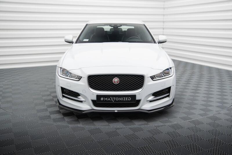 Maxton Design Frontlippe für Jaguar XE R-Sport X760 Hochglanz schwarz