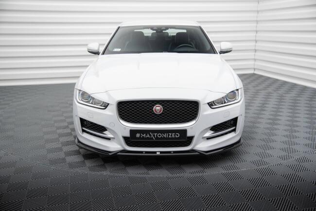 Maxton Design Frontlippe V.2 für Jaguar XE R-Sport X760 Hochglanz schwarz