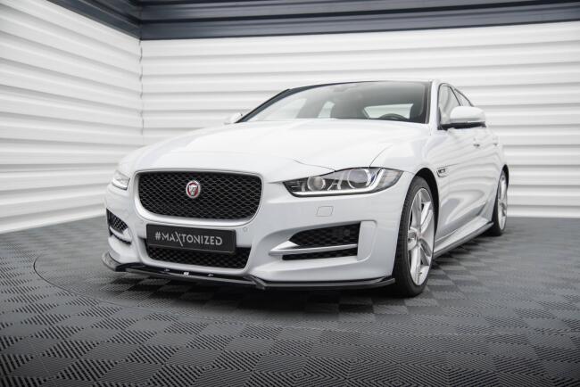 Maxton Design Frontlippe V.2 für Jaguar XE R-Sport X760 Hochglanz schwarz