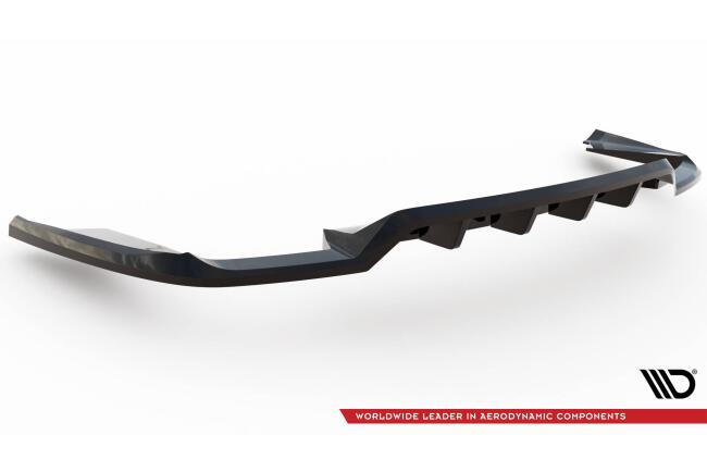 Maxton Design mittlerer Heckdiffusor DTM Look für Maserati Ghibli Mk3 Facelift Hochglanz schwarz