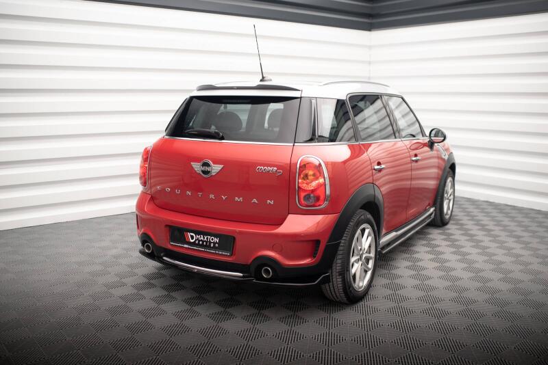 Maxton Design Spoiler Lippe für Mini Cooper Countryman R60 Facelift Hochglanz schwarz