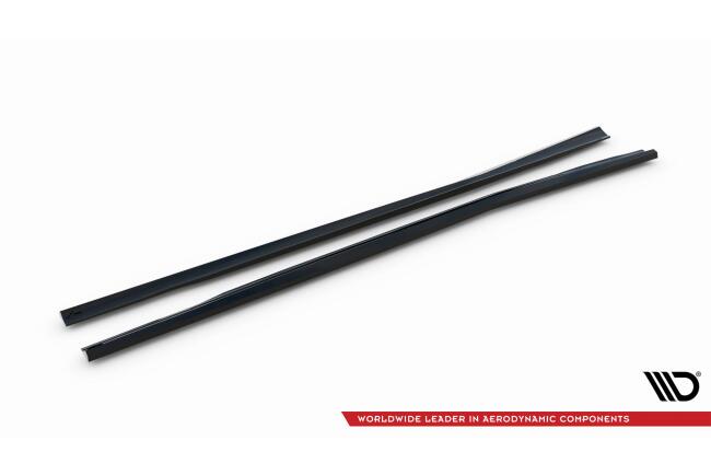 Maxton Design Seitenschweller für Mercedes-AMG CLA 45 C117 Facelift schwarz Hochglanz
