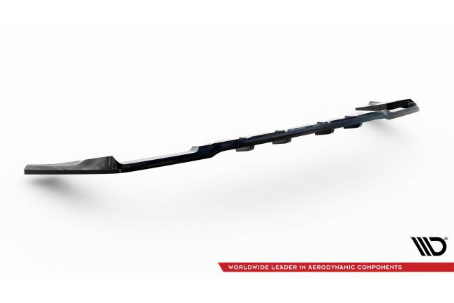 Maxton Design mittlerer Heckdiffusor DTM Look für Mercedes-AMG GLC 63 Coupe C253 Facelift schwarz Hochglanz